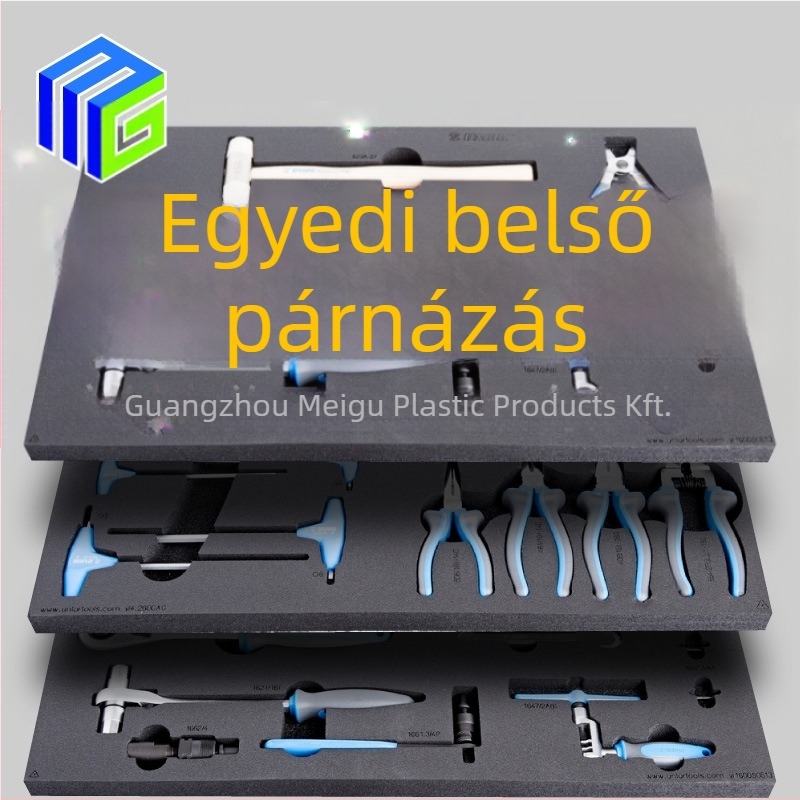 Mg Meigu PP műanyag szerszámtartó doboz – ütésálló, vízálló, zuhanás elleni védelem, teherbírás 20-120