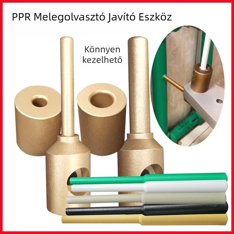 PPR vízcső javító eszköz PE/PPR/PB/PERT csövekhez — lyukak és szivárgások javítása, forró olvadó ragasztó rudak és ragasztóolvasztó gép, 50 Hz, 220 V
