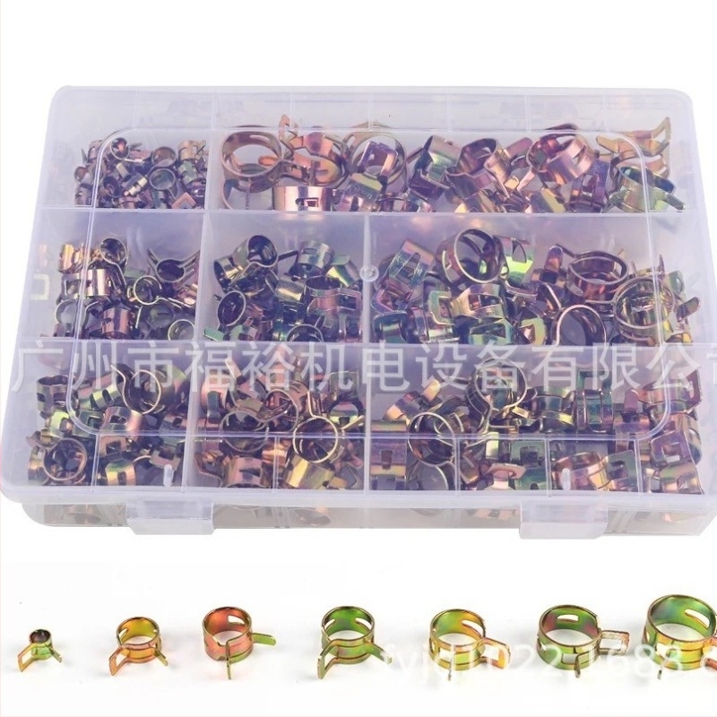 Horganyzott csőbilincs készlet – 165 db, vízcső rögzítők, márka Fuyu