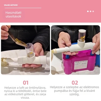 Átlátszó flitter töltő gömbökhöz — Egyszerű dekorációs töltő (Anyag: műanyag; Stílus: egyszerű; Kategória: flitter töltő balonokhoz; Termék kategória: helyszíni dekorációs kellék)