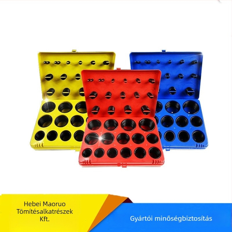 O-gyűrű javító készlet | Márka: A1 | Anyagok: fluorozott kaucsuk és szilikon | Forma: általános célú tömítés