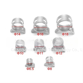 Blue Fox csőbilincs vízcsőhöz, Hoop Throat Hoop sorozat, acél szalag típus, eredet Guangdong