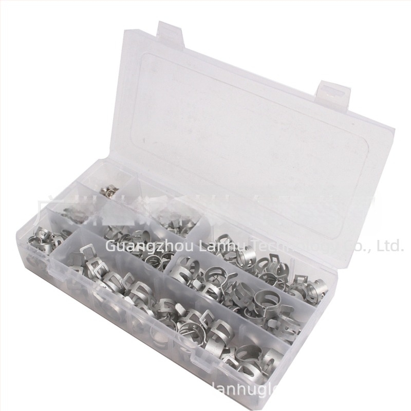 Blue Fox csőbilincs vízcsőhöz, Hoop Throat Hoop sorozat, acél szalag típus, eredet Guangdong