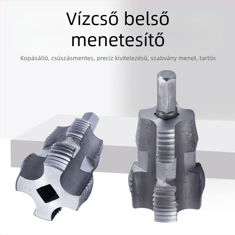 PPR vízcső belső menetkészítő eszköz – elektromos és manuális működés PVC műanyagcsövekre