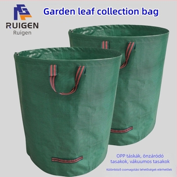 Rui geng PP levél- és hulladékszállító zacskók a kerti levelek és háztartási törmelék gyűjtésére