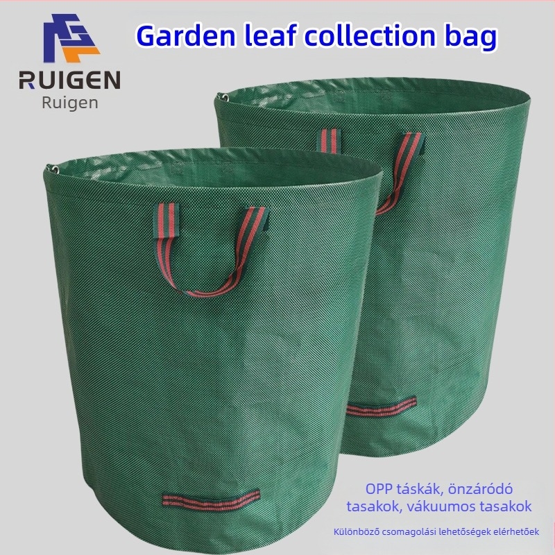 Rui geng PP levél- és hulladékszállító zacskók a kerti levelek és háztartási törmelék gyűjtésére