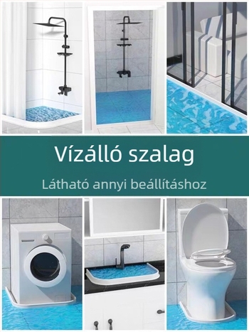 Szilikon vízmegőrző szalag; magas hőmérséklet-ellenállás; kopásállóság; díszítő és védő csík