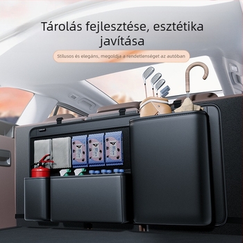 Capphire bőr csomagtartó szervező, függő típus, vízálló, univerzális kompatibilitás, logó nyomtatás