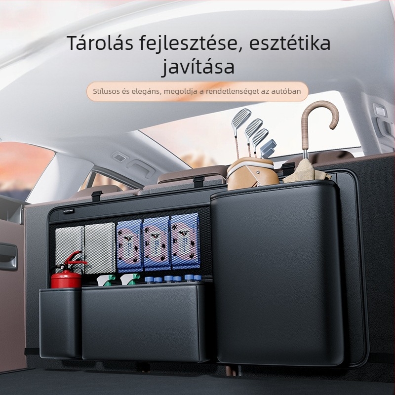 Capphire bőr csomagtartó szervező, függő típus, vízálló, univerzális kompatibilitás, logó nyomtatás