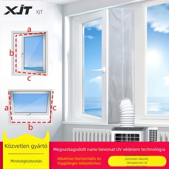 Hordozható klímaberendezés tömítő vászon - UV-védelem, vízálló, csúszóablakhoz, hőszigetelés és energiatakarékosság