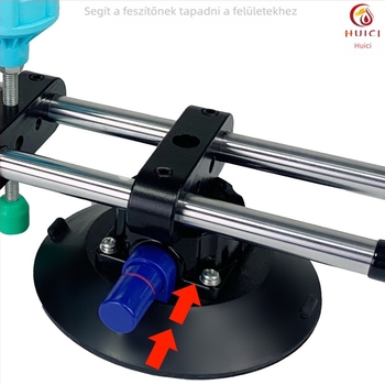 Long xi Elektronikus vákuumcsésze hézagmentes szintezéshez és rögzítéshez kőzetlemezekből készült munkalapokon, alkalmas csempékre és üvegre