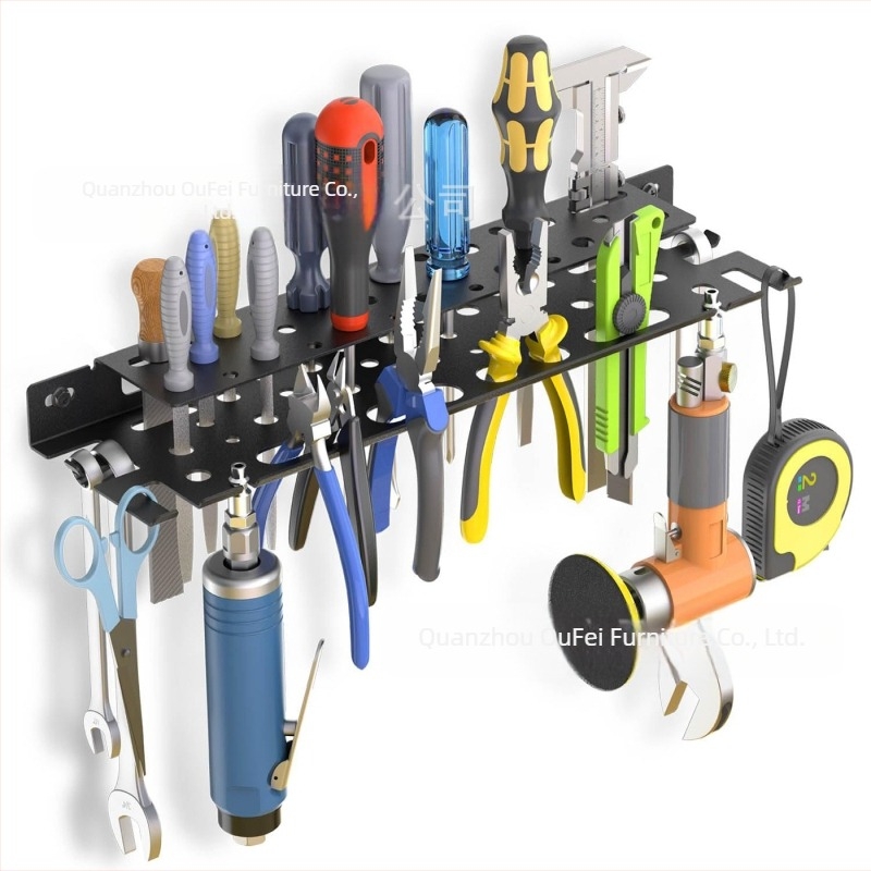 Fali szerszámrendező csavarhúzó-, fogó- és kulcstartóval