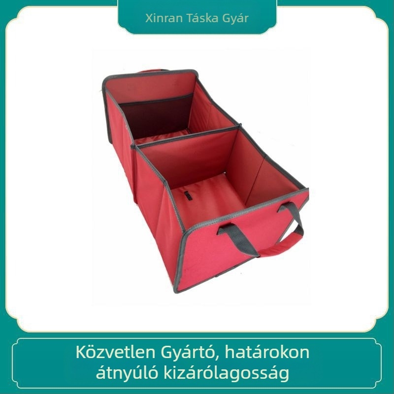 Autó csomagtartó tároló táska, 45L kapacitás, összecsukható, fogantyúval, univerzális illeszkedés, Oxford anyag.