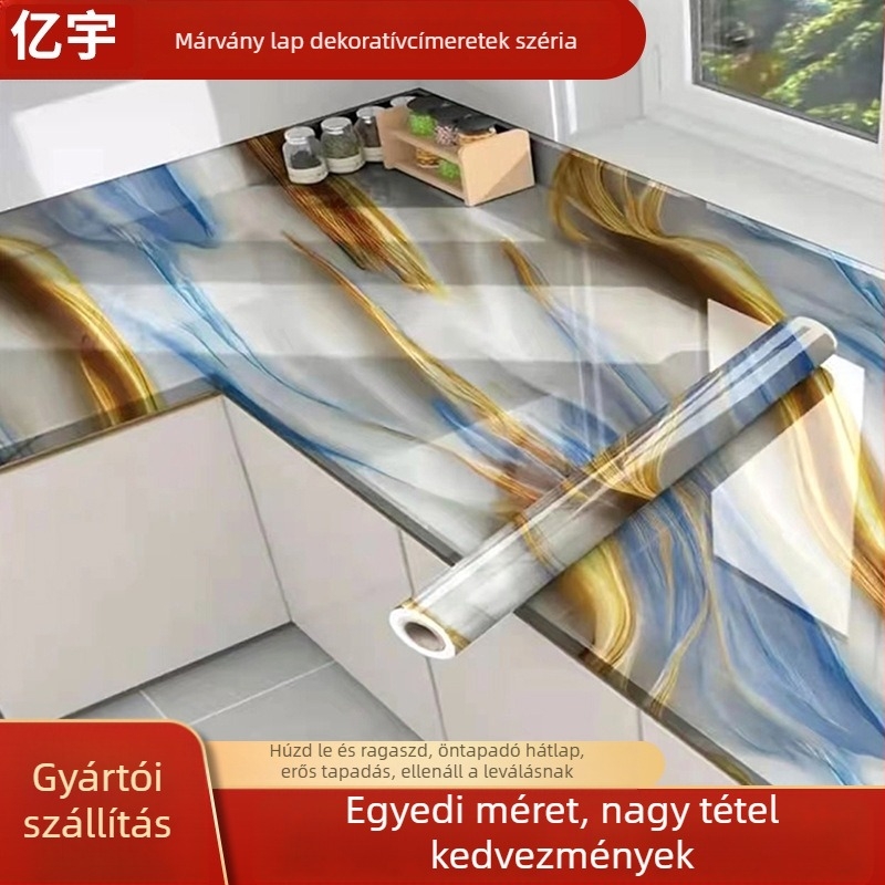 Konyhai falmatrica, nedvességálló, mintázat 241500541, 1 db, modern minimalist stílusú sík falmatrica