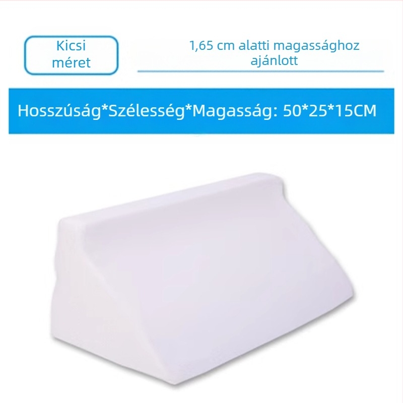 Háromszög alakú fordító párna idős betegek számára, szivacsból, oldalsó testtámasz
