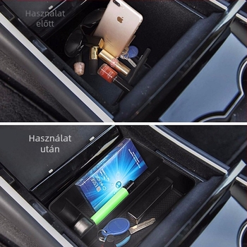 Középkonzol tároló doboz, összecsukható vízálló szervező univerzális járművekhez