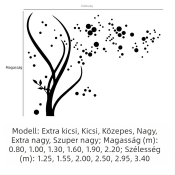 3D akril fali matrica, csillagos ég és növény mintával, nordic stílus, nappaliba és dolgozószobába