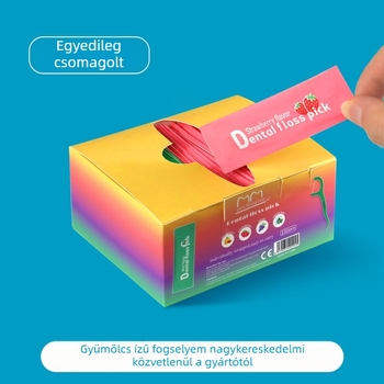 Tooth Point fogselyem pálcikák, egyszer használatosak, műanyagból, 80–100 db, egyedi csomagolásban