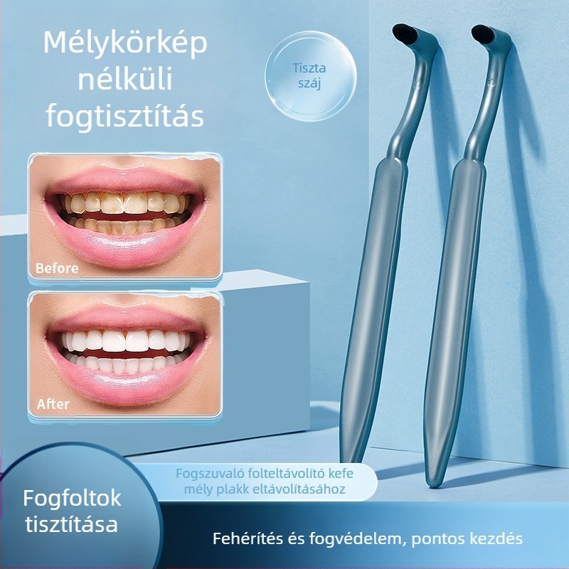 L-alakú fejű fogtisztító ecset felnőtteknek (Model G2069, Márka xixi, Manuális)