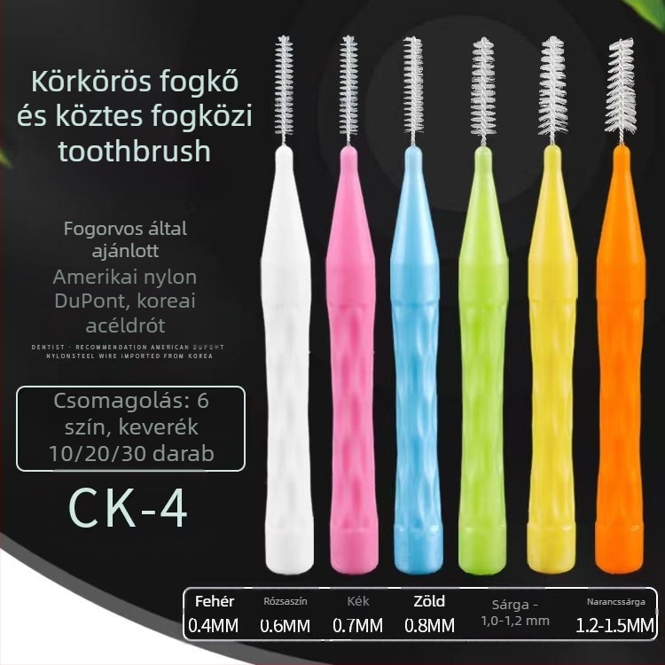 I-formájú interdental ecset a fogak közötti rések tisztítására — kézi, 100 darab, Cleanpik