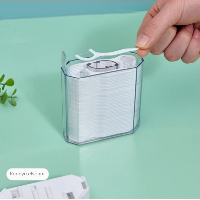 Automata fogselyem doboz 120 darab egyszer használatos ívelt fogselyem pálcával felnőtteknek