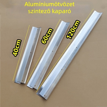 Lapos glettelő simító rozsdamentes acél talppal és acél markolatával | Modell 011