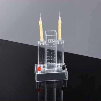 Oktatási célú víz-elektrolízis teszter – elektrolizált víz előállítása, műanyag kivitel