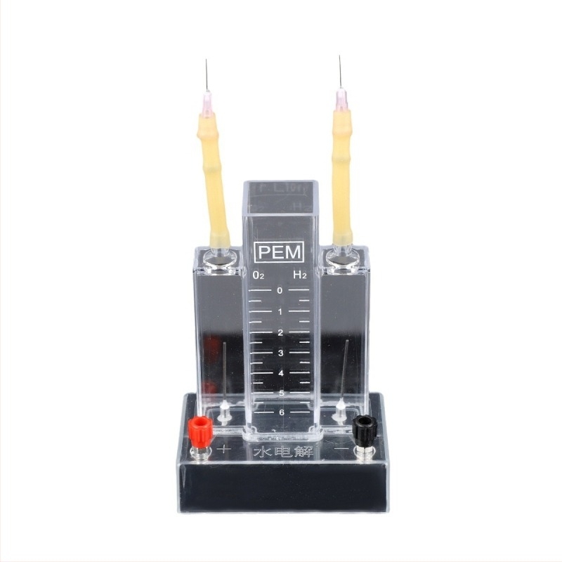 Oktatási célú víz-elektrolízis teszter – elektrolizált víz előállítása, műanyag kivitel