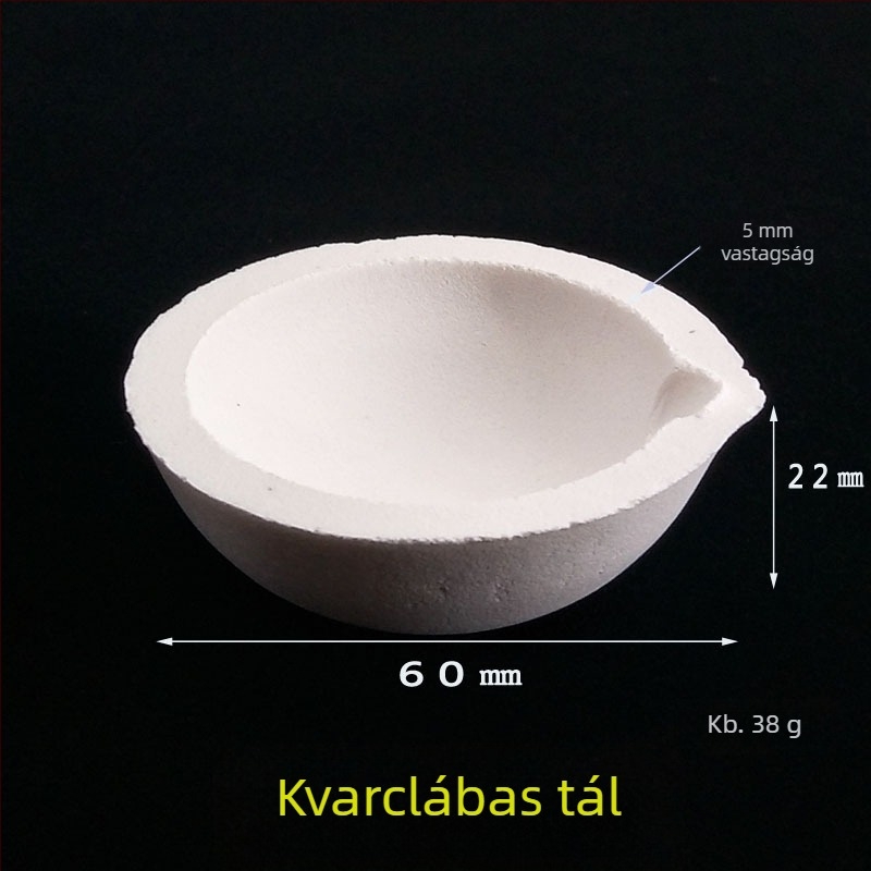 Tűzálló olvasztó edény ékszerkészítéshez – arany, ezüst és réz olvasztásához, háztartási használat