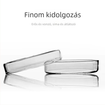 Magas boroszilikát üvegből készült Petri csészék sejt- és bakteriális kultúrához — laboratóriumi oktatási eszköz, Kangda márka