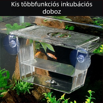 Akril inkubációs doboz akváriumi halakhoz – inkubáció és izoláció, változatos stílusok