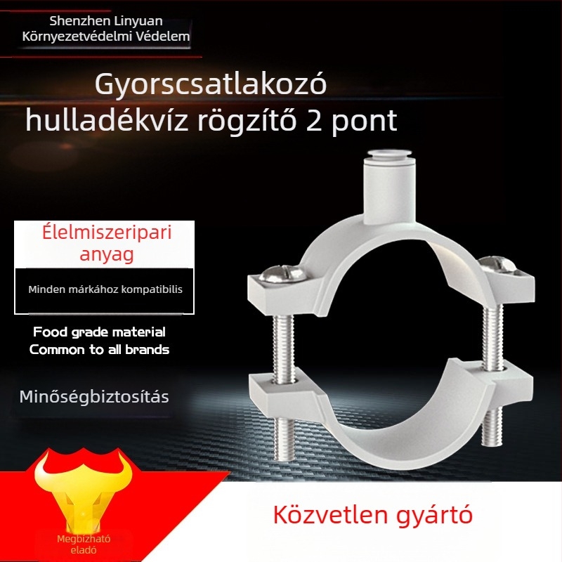 Víztisztító csatlakozó, modell 0712, műanyag, gyorscsatlakozó klip, a víztisztítóhoz