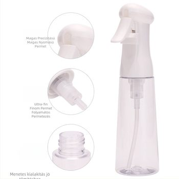 Longxin Hajformázó eszköz – Mini permetező üveg, nagy nyomású finom permet, 130 ml / 100 ml / 80 ml