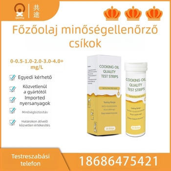 Olajsav-tesztcsík (PET), 30 darab, akváriumi berendezés