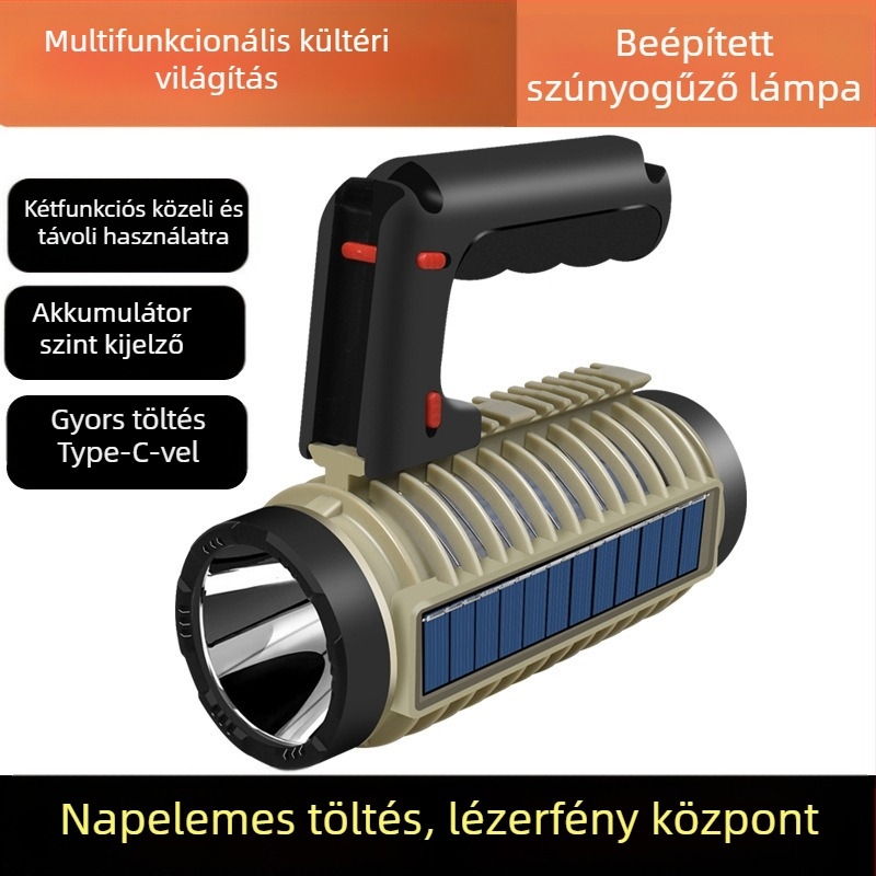 Kempinglámpa – Astey LED, újratölthető