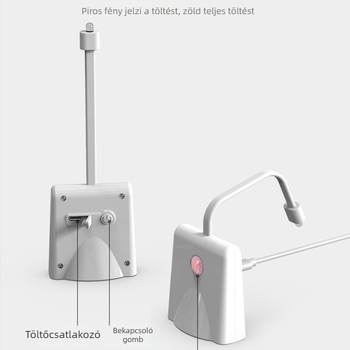 WC éjjeli lámpa RGB-projekcióval és csillagmintával, függő kivitel, mozgásérzékelő, modell F16