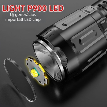 Kézi zseblámpa HS105 — 3W LED, 3.7V, 14500 elem, 90° fényszög