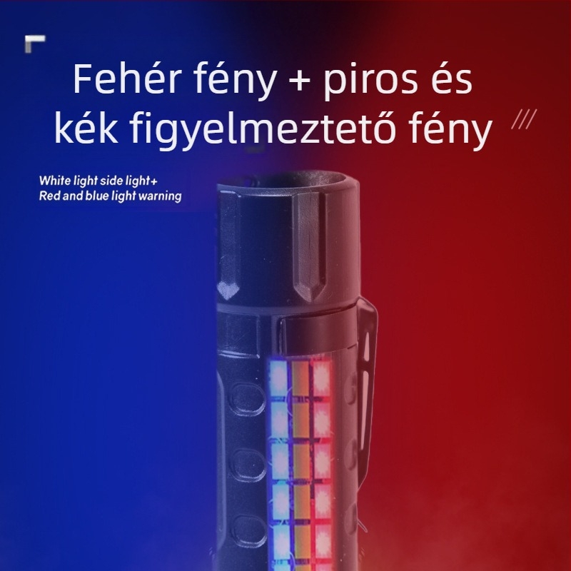 TL-54 Kézi zseblámpa USB-töltéssel, kültéri vészvilágítás COB munkafénnyel, 5W LED