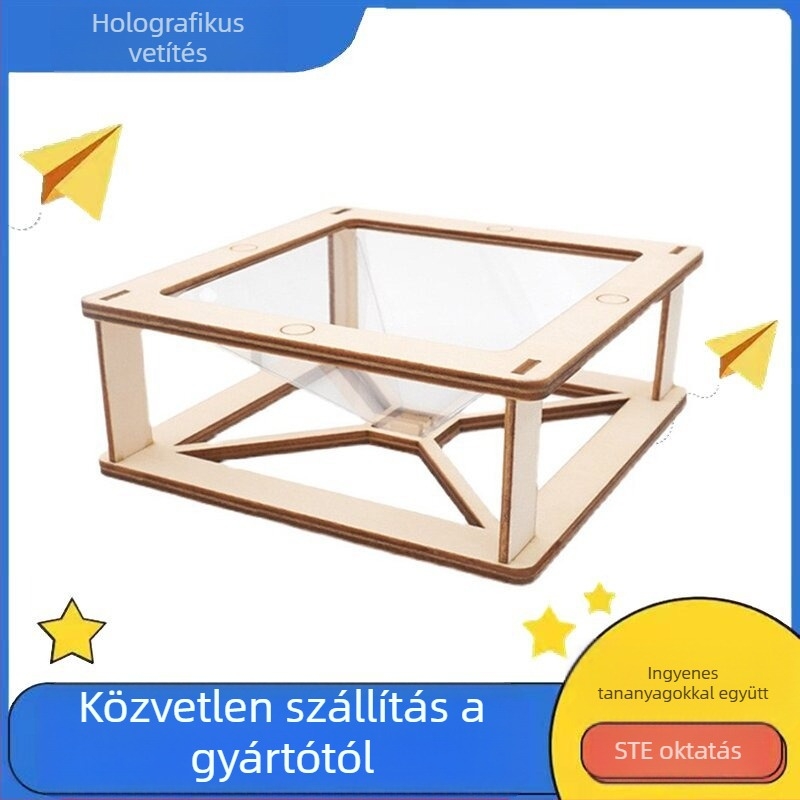 Faanyagból készült fizikai oktató készlet diákok számára — DIY, többfunkciós, 7–14 éveseknek