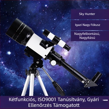 F30070 csillagászati monokuláris teleszkóp, 150× nagyítás, HD felbontás, 1,2° látómező