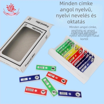 Mangrove PVC műanyag biológiai minták, 12 darabos készlet mikroszkópos üveglapokra, állati és növényi sejtek
