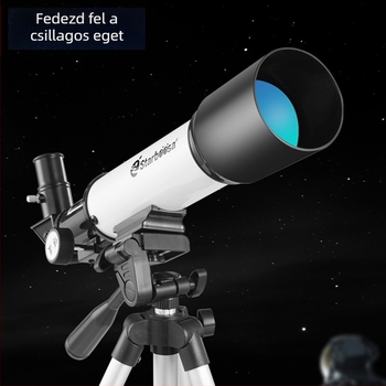 Csillagászati távcső nagy felbontású, nagy nagyítású, modell F36050AZM, állvány