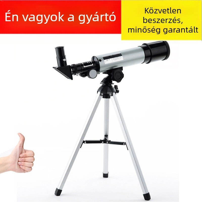 Monokuláris csillagászati távcső F36050, 90× nagyítás, 50 mm kilépő pupilla, ideális diákoknak
