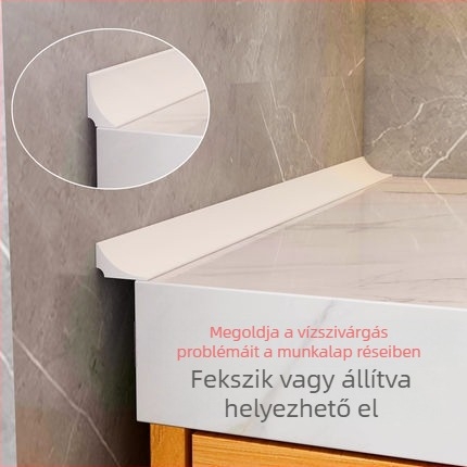 Lágy szilikon vízzáró a konyhapult éleihez és mosogató éleihez, fürdőszobai mosogató felületéhez vízálló tömítés