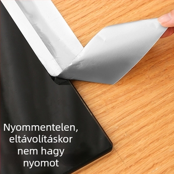 Alumíniumfóliás ragasztószalag, magas hőállóság, vízálló, önragasztó, gombaellenes