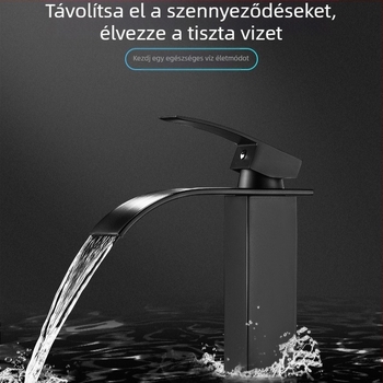 Norissa mosdócsaptelep, rozsdamentes acél, keramikus cartridge, 0–90°C, csatlakozás 1/2\", asztalra szerelhető, modell 1005, modern minimalist stílus