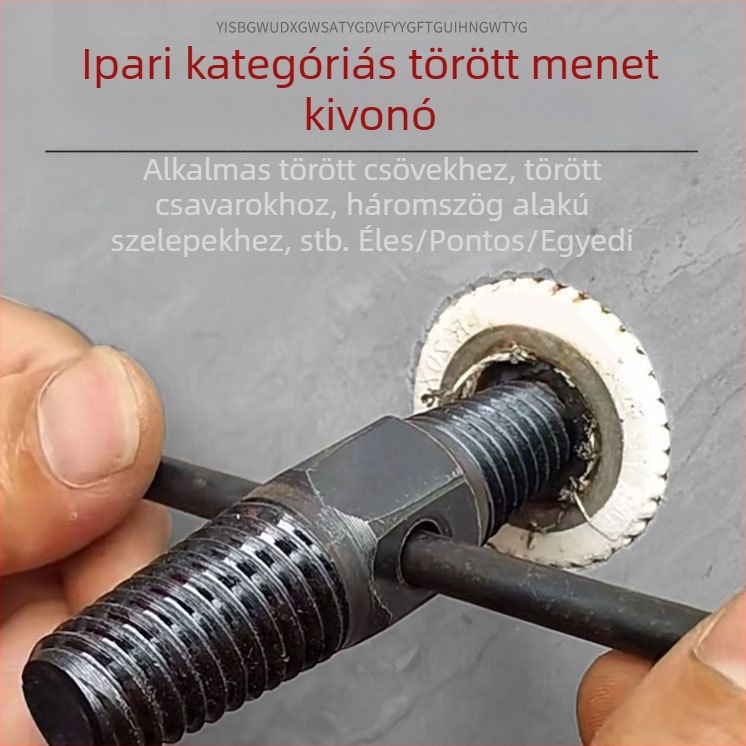 Univerzális menetkiszedő eszköz háztartási csapokhoz, 1/2" és 3/4" menethez, illeszkedő csőillesztésekhez és szögletes szelepekhez
