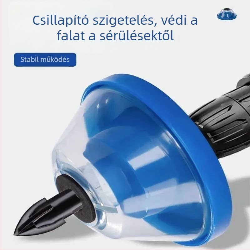 Porvédő sapka és poros tartály kalapácsos fúróhoz – háztartási használatra