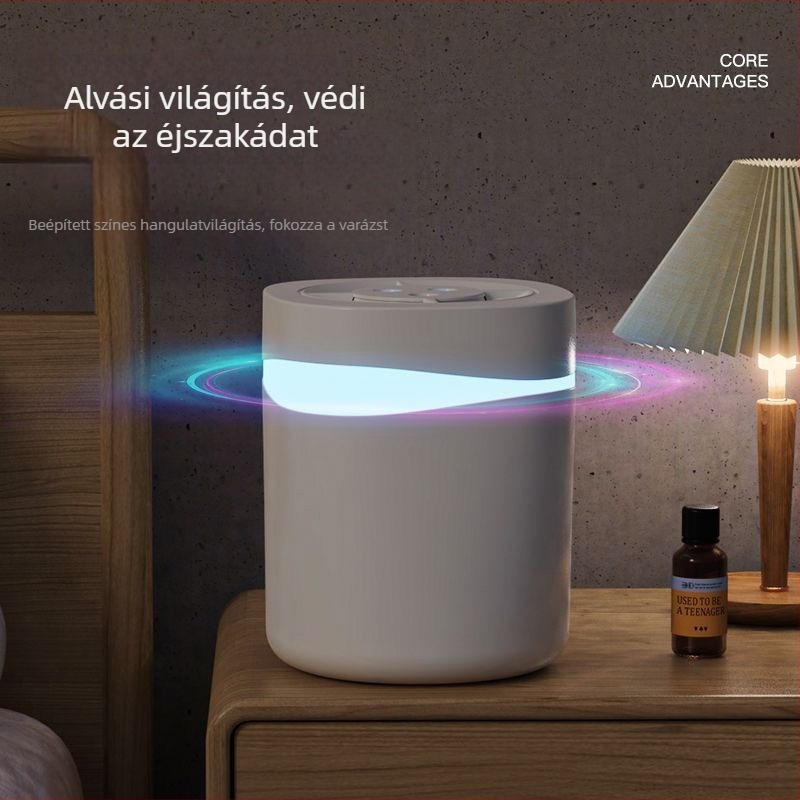 Minhuang HSK USB tápellátású párásító otthoni használatra, alkalmas helyiségekben 10 m²-ig, tartály 4.1–6.0 L, 3 párásító-kimenet