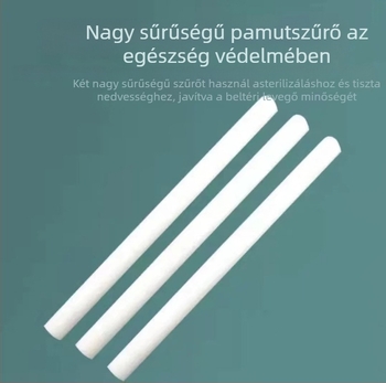 Egyszer használatos szűrővattás pálcika párásítóhoz – cserealkatrész, 50 darab